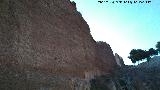 Muralla de Daroca. Intramuros. Murallas de tapial del oeste