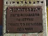 Cipotegato. Placa en el Monumento al Cipotegato