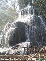 Parque Natural del Monasterio de Piedra. Cascada Trinidad. 