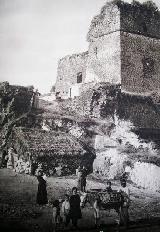 Muralla de Niebla. Puerta del Agujero. Foto antigua