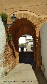 Muralla de Niebla. Puerta del Agujero. Desde intramuros