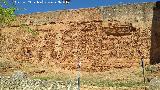 Muralla de Niebla. Puerta del Buey. Lienzo de muralla entre la Torre Sur IX y la puerta