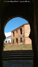 Muralla de Niebla. Puerta del Buey. Arco intramuros