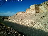 Calatrava la Vieja. Foso. Foso de la medina