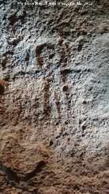 Dolmen de Soto. Petroglifo VII. Antropomorfo