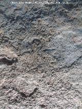 Dolmen de Soto. Petroglifo VII. Antropomorfo