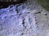 Dolmen de Soto. Petroglifo VII. Grabado de la parte superior