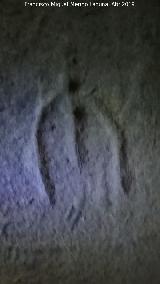 Dolmen de Soto. Petroglifo XII. Petroglifo superior