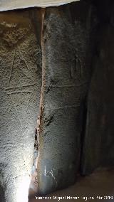 Dolmen de Soto. Petroglifo XII. Situacin del ortostato