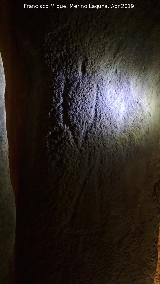 Dolmen de Soto. Petroglifo XIII. Cuchillo superior