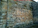 Santuario de Ntra Sra de la Encarnacin. Mezquita. Muro antiguo