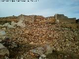 Castillo de Alarcos. Torren Pentagonal Oeste. Protegiendo la puerta