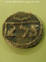 Historia de Sabiote. Moneda marroqu encontrada por Manuel Martos Cobo