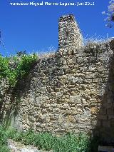 Muralla de Sabiote. Muralla Norte intramuros