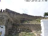 Muralla de Sabiote. Muralla Oeste