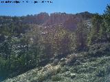Morra de la Osa. Paredes rocosas de la ladera noroeste