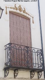 Casa de la Calle Pajarero n 12. Balcn