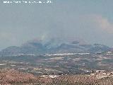Aznaitn. Aznaitn ardiendo visto desde Jan