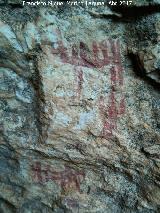 Pinturas rupestres del Abrigo de Aznaitn de Torres III. 