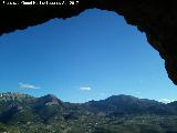 Pinturas rupestres del Abrigo de Aznaitn de Torres I. Vistas desde el abrigo