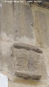 Casa de la Calle Cubillo n� 8. Pilastra izquierda