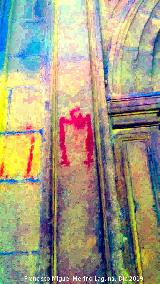 Iglesia de Santo Domingo. Tratada con Dstretch