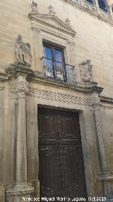 Palacio Vela de Los Cobos. Portada