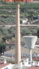 Chimenea del Camino de la Estacin. Desde el Castillo