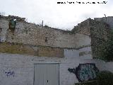 Muralla de la Cava. Sector donde se encuentran los Escudos de Len