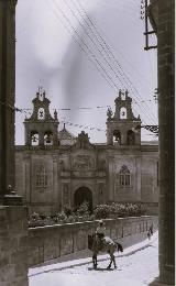 Colegiata de Santa Mara de los Reales Alczares. Foto antigua