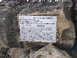 Boca del Infierno. Placa