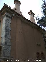 Casa de Santa Mara. Ao en una de sus chimeneas