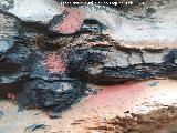 Pinturas rupestres del Abrigo del Guadal�n III. 