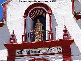 Santuario de los Remedios. Hornacina y nombre
