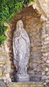 Santuario de los Remedios. Hornacina de la Virgen