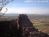 Castillo de Vilches. Restos de muralla