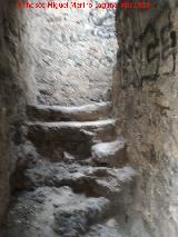 Castillo de Barcience. Escaleras