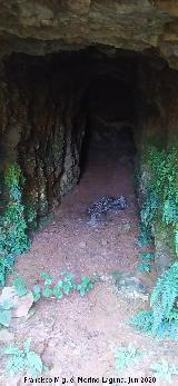 Socav�n romano de Las Monedas. Interior