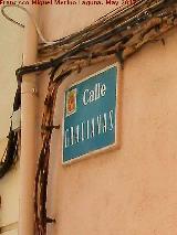 Calle Gracianas. Placa