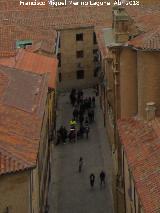 Calle Caldern de la Barca. Desde la Catedral