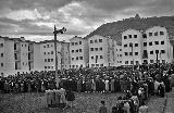 Plaza de la Igualdad. Inauguracin de las viviendas de Peamefcit, ao 1954