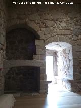 Castillo de la Coracera. Torre del Homenaje. Hornacinas