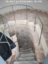 Castillo de la Coracera. Torre del Homenaje. Escaleras