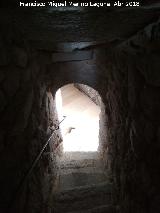 Castillo de la Coracera. Torre del Homenaje. Escaleras