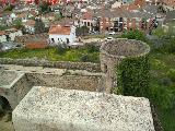 Castillo de la Coracera. Muralla. Desde la Torre del Homenaje