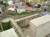 Castillo de la Coracera. Muralla. Desde la Torre del Homenaje