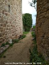 Castillo de la Coracera. Barbacana. Espacio entre la barbacana y la muralla