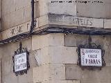 Casa de las Calcamonas. Prohibido fijar carteles