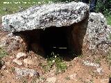 Dolmen de la Fosa. Entrada