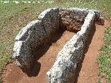 Dolmen Central Destapado. 